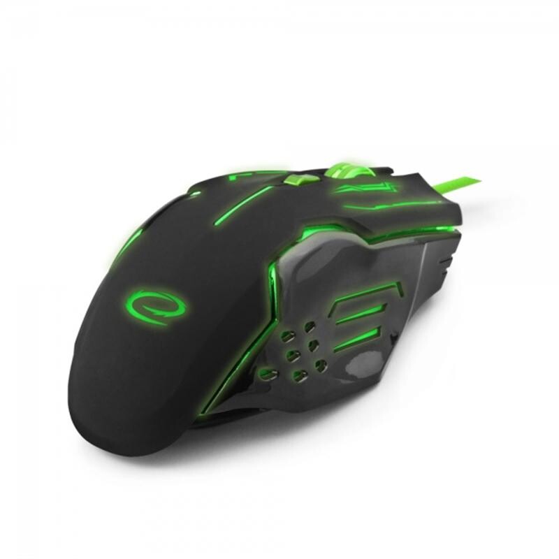 Мишка Esperanza MX403 Apache (EGM403G) Black/Green USB