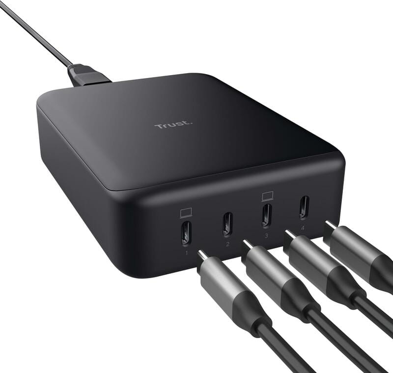 Зарядний пристрій Trust Maxo 240W Black (25413)