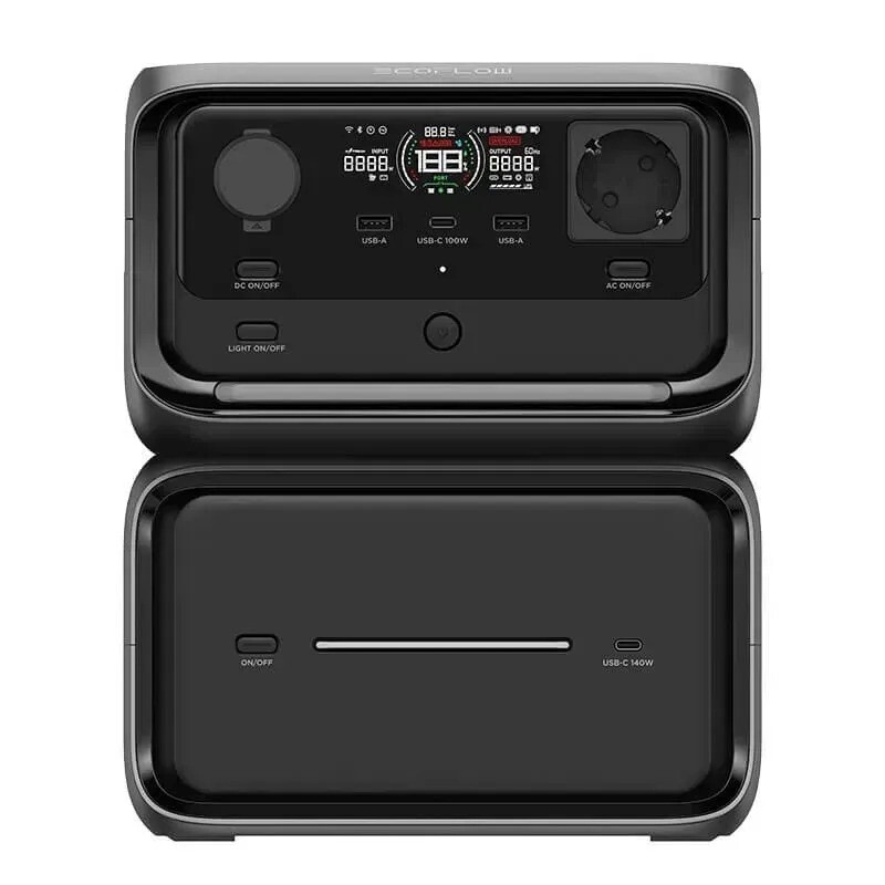 Зарядна станція EcoFlow River 3 Max Plus, 600W, 858Wh (EFRIVER3MaxPlus-EU-CBOX)_EU