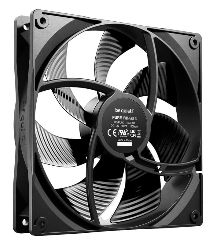 Вентилятор be quiet! Pure Wings 3 140mm PWM Black (BL108)
