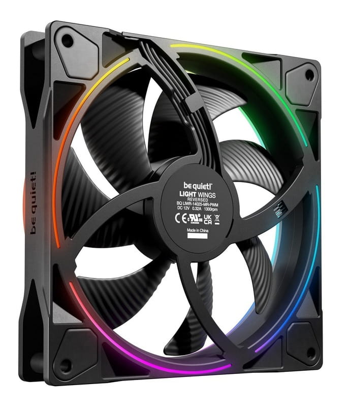 Вентилятор be quiet! Light Wings 140mm PWM Reverse Black (BL134)