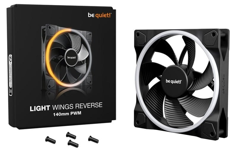 Вентилятор be quiet! Light Wings 140mm PWM Reverse Black (BL134)