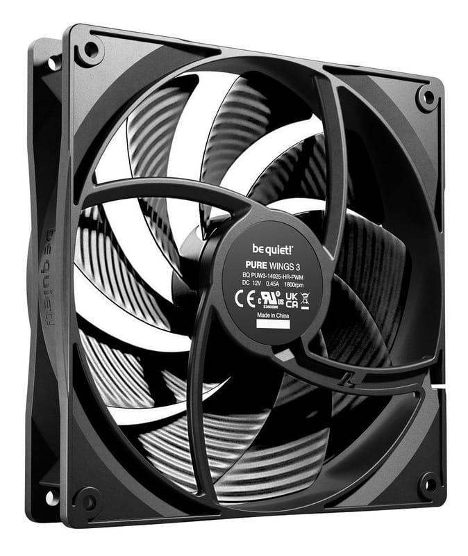 Вентилятор be quiet! Pure Wings 3 140mm PWM High-Speed 3-Pack Black (BL138)