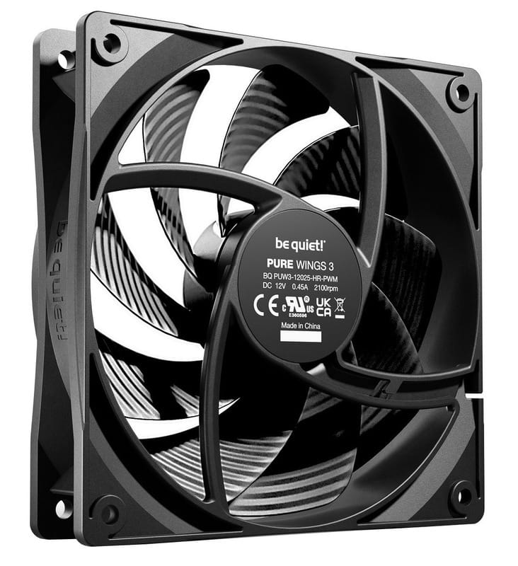 Вентилятор be quiet! Pure Wings 3 120mm PWM High-Speed 3-Pack Black (BL140)
