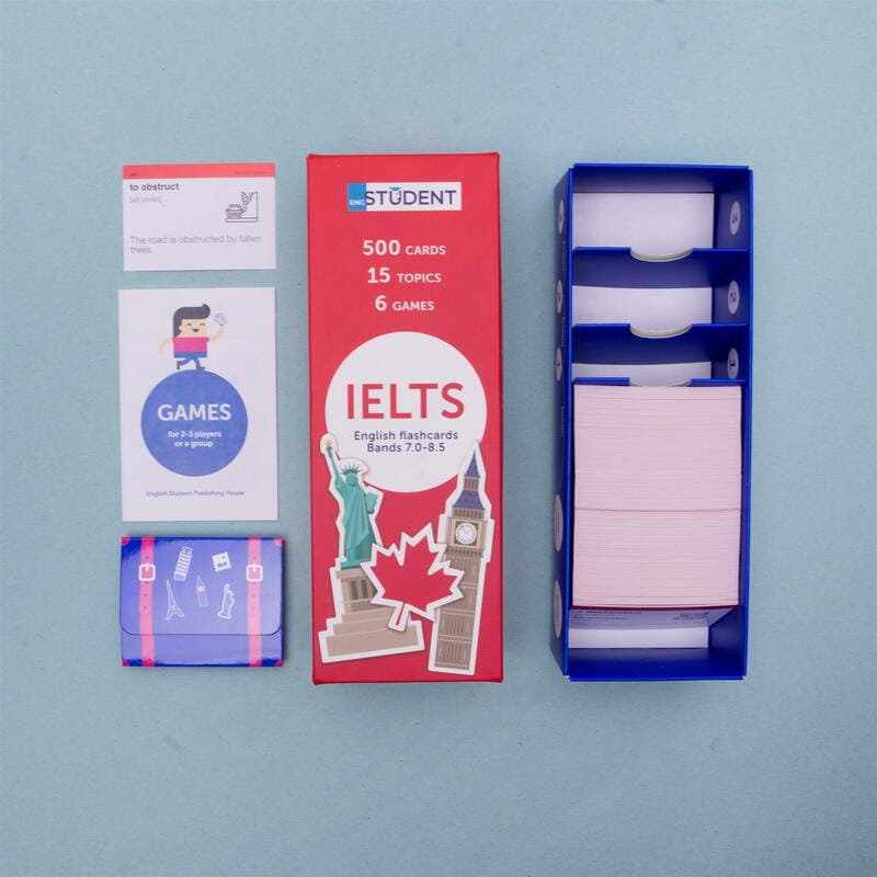 Карточки для изучения английского языка English Student. IELTS (english to english)