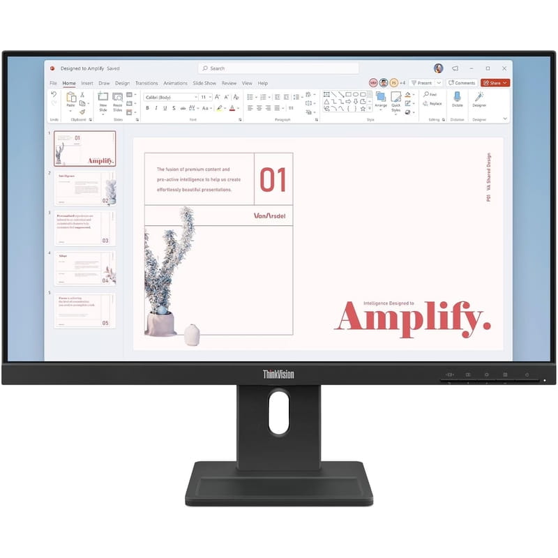 Монитор Lenovo 23.8" ThinkVision E24-40 (64BAMAT1UA) IPS Black 100Hz
