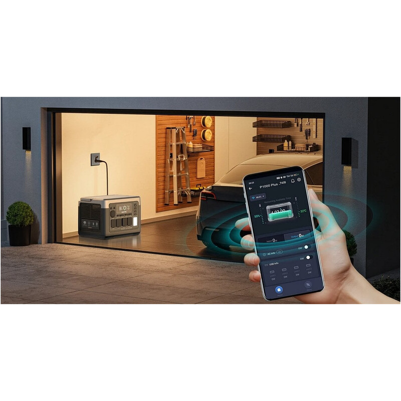 Зарядная станция Oukitel P1000E Plus, 1800W, 1024Wh, LiFePO4