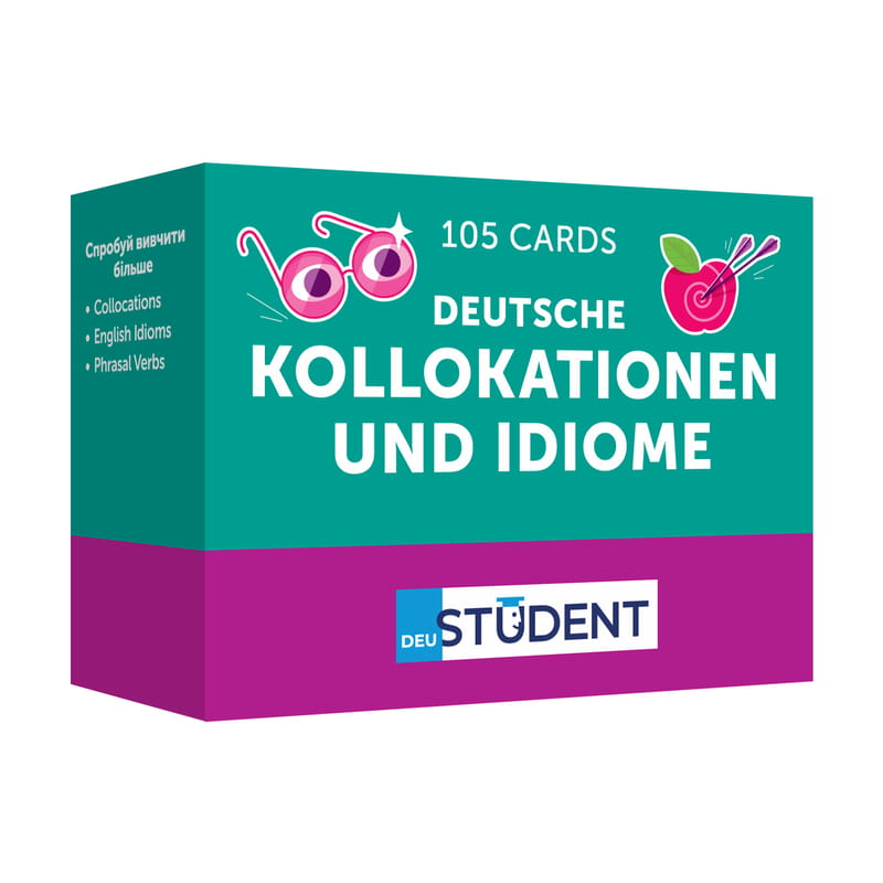 Карточки для изучения немецкого языка English Student. Kollokationen und Idiome
