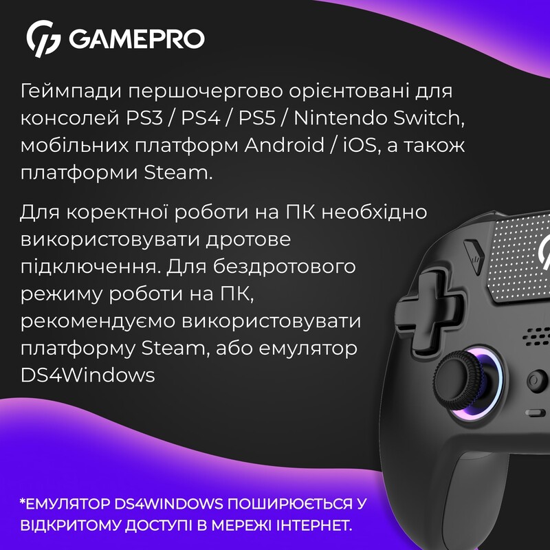 Геймпад GamePro GPS20B Black