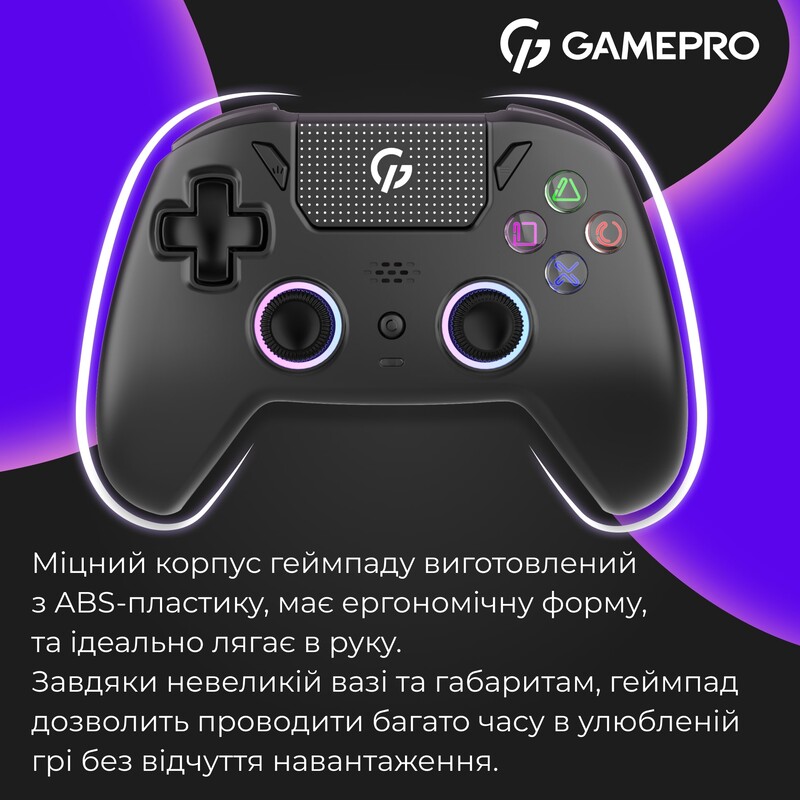 Геймпад GamePro із зарядною станцією GPS20BDOC Black