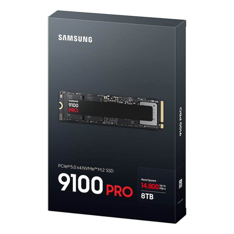 Накопитель SSD 8ТB Samsung 9100 Pro M.2 2280 PCIe 5.0 x4 NVMe V-NAND TLC (MZ-VAP8T0BW)