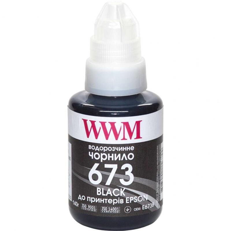 Чернила WWM Epson L800 Black (E673B) 140г