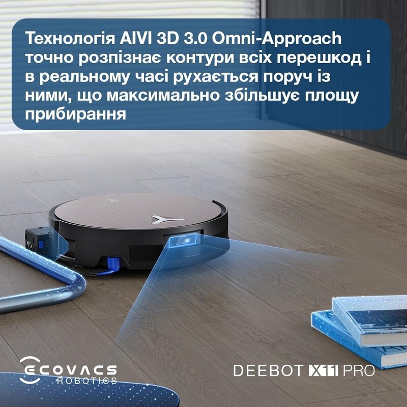 Робот-пилосос Ecovacs Deebot X11 Pro Omni (DEX99-1 Black)
