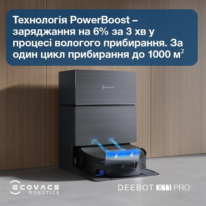 Робот-пилосос Ecovacs Deebot X11 Pro Omni (DEX99-1 Black)