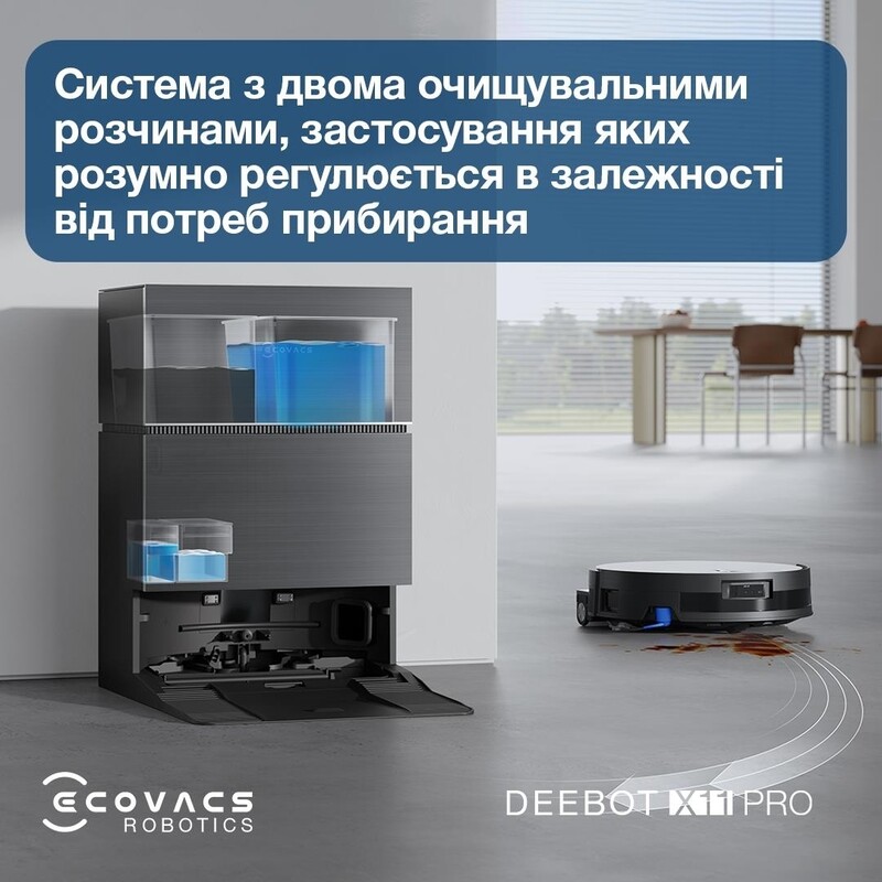 Робот-пилосос Ecovacs Deebot X11 Pro Omni (DEX99-1 Black)