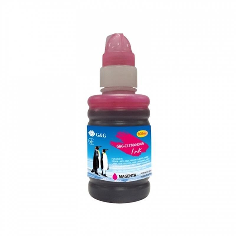 Чорнило G&G Epson L100/L200 (Magenta) (G&G-C13T66434A) (T6643) 100мл