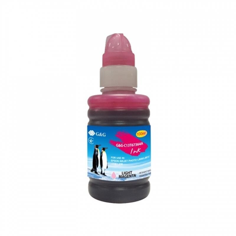 Чорнило G&G Epson L800/L810/L850 (Light Magenta) (G&G-C13T67364A) (T6736) 100мл