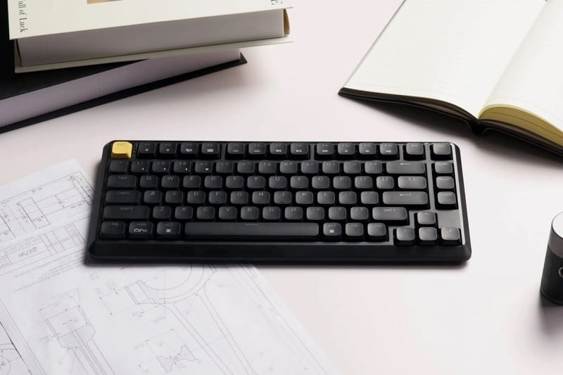 Клавиатура беспроводная Keychron J1, K Pro Red, Hot-Swap, RGB Black (J1-H1-UA)