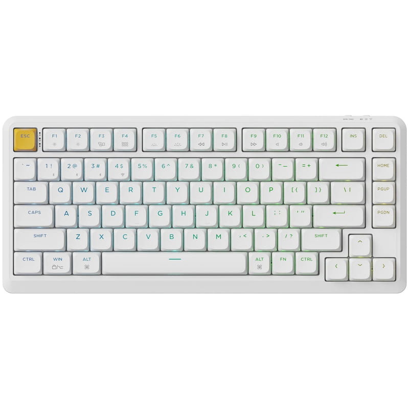 Клавиатура беспроводная Keychron J1, K Pro Brown, Hot-Swap, RGB White (J1-Q3-UA)