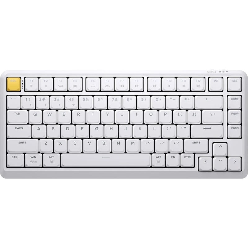 Клавіатура бездротова Keychron J1, K Pro Banana, Hot-Swap, RGB White (J1-Q4-UA)