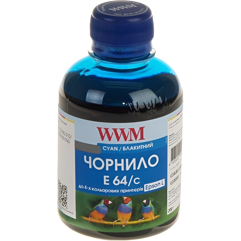 Чернила WWM Epson L110/210/355 (Cyan) (E64/C) 200 г