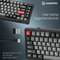 Фото - Клавіатура бездротова GamePro Asgard Yord Keychron Super Red Switch Black (MK266BK) | click.ua