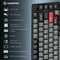 Фото - Клавіатура бездротова GamePro Asgard Yord Keychron Super Red Switch Black (MK266BK) | click.ua