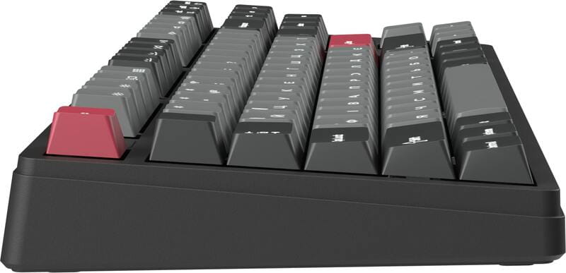 Клавіатура бездротова GamePro Asgard Ragnar Keychron Super Red Switch Black (MK285BK)