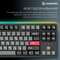 Фото - Клавіатура бездротова GamePro Asgard Ragnar Keychron Super Red Switch Black (MK285BK) | click.ua