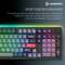 Фото - Клавиатура беспроводная GamePro Asgard Drakkar Keychron Super Red Switch Black (MK305BK) | click.ua