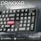 Фото - Клавиатура беспроводная GamePro Asgard Drakkar Keychron Super Red Switch Black (MK305BK) | click.ua