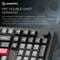 Фото - Клавиатура беспроводная GamePro Asgard Drakkar Keychron Super Red Switch Black (MK305BK) | click.ua