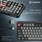 Фото - Клавиатура беспроводная GamePro Asgard Drakkar Keychron Super Red Switch Black (MK305BK) | click.ua