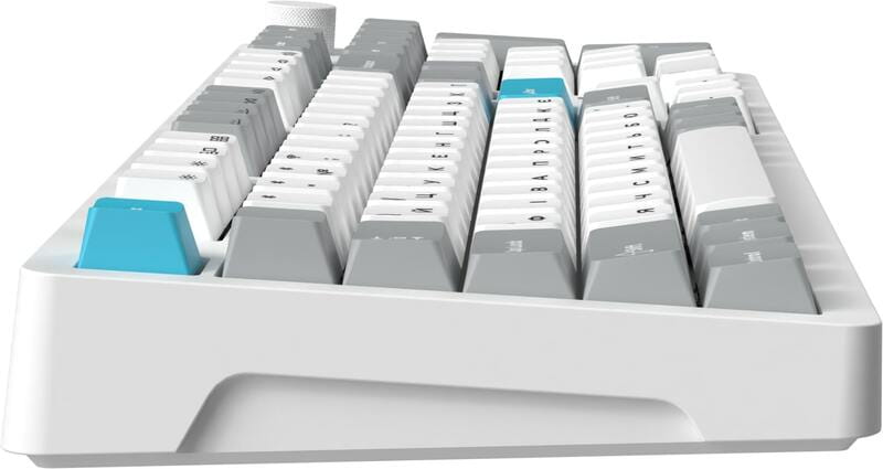 Клавіатура бездротова GamePro Asgard Drakkar Keychron Super Red Switch White (MK305WH)