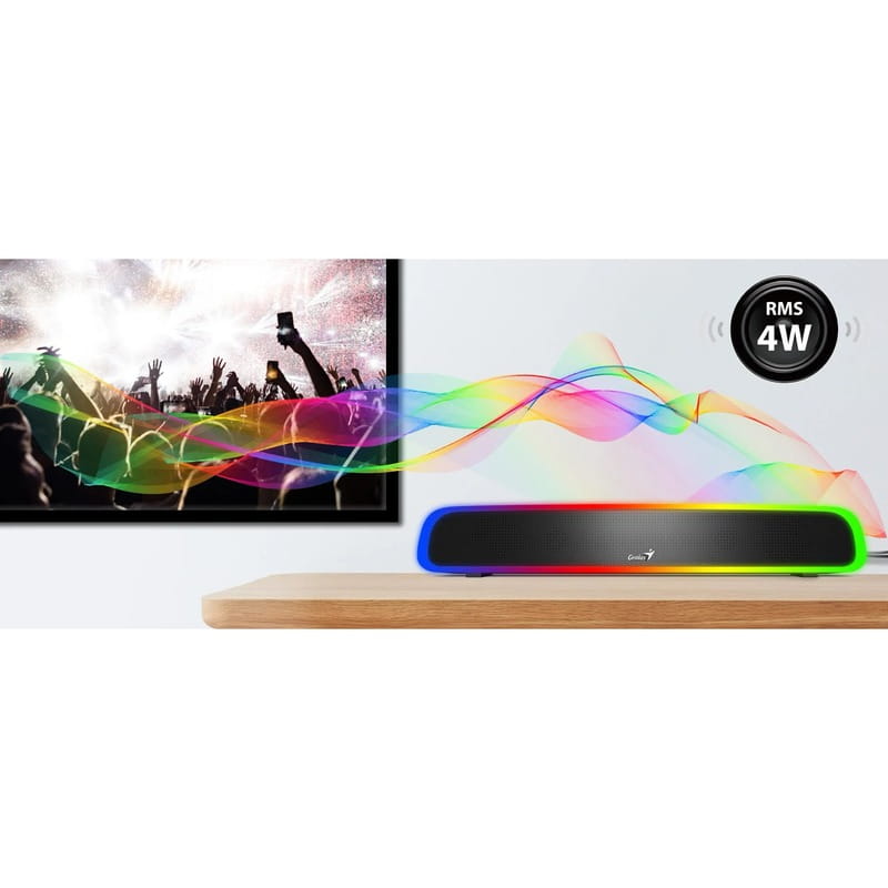 Акустична система (саундбар) Genius USB SoundBar 200BT Black (31730045400)