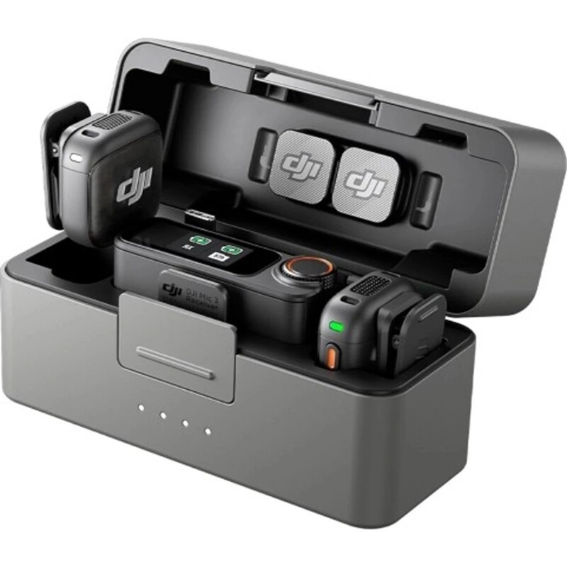 Мікрофонна радіосистема DJI Mic 3 (2 TX + 1 RX + Charging Case) (CP.RN.00000480.01)