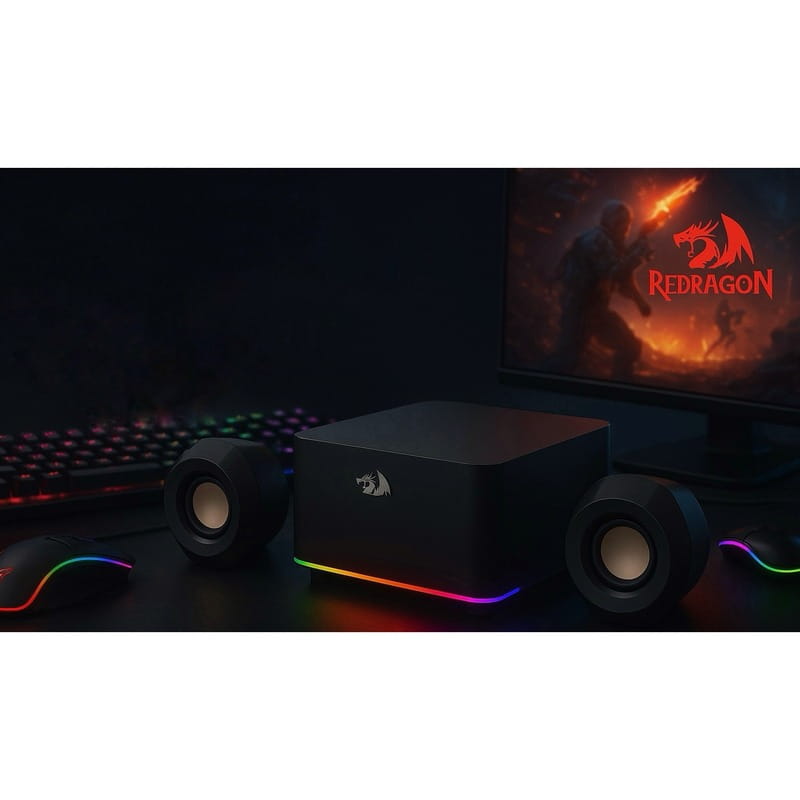 Акустична система Redragon Kaidas Pro RGB Black (72232)