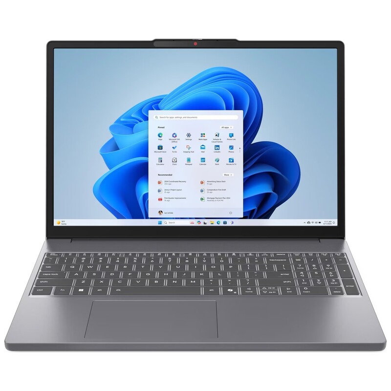 Ноутбук Lenovo IdeaPad Slim 3 15IRH10 (83K100UTRA) Luna Grey