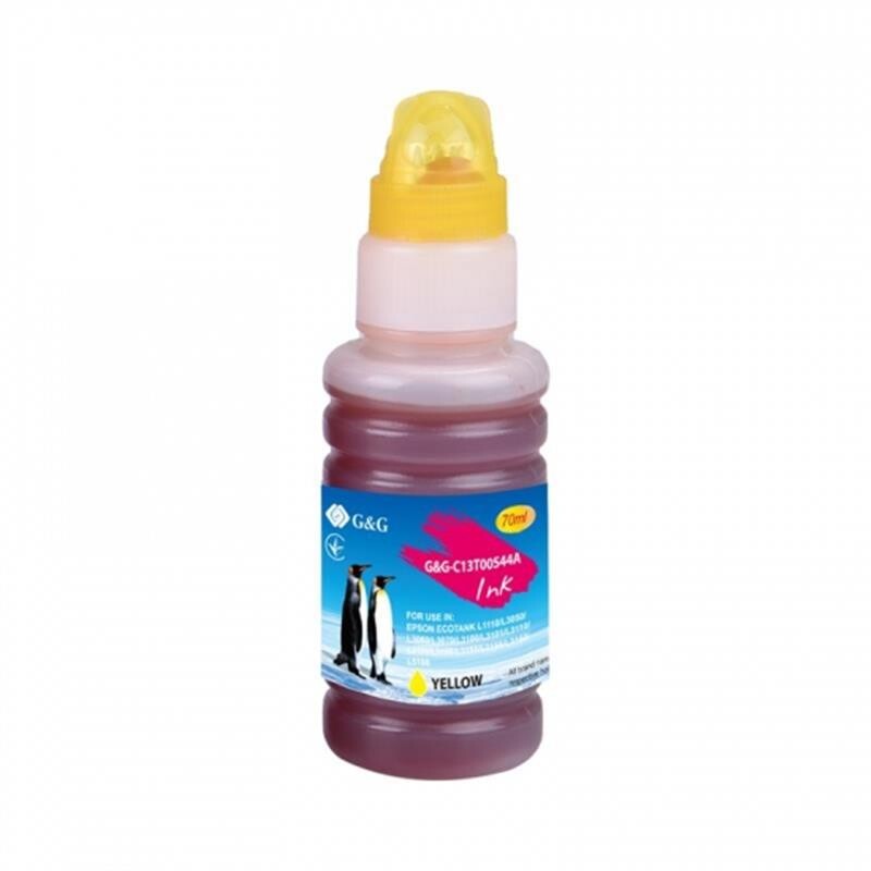 Чорнило G&G Epson L3100/3110/3150 (Yellow) (G&G-C13T00S44A) 70мл