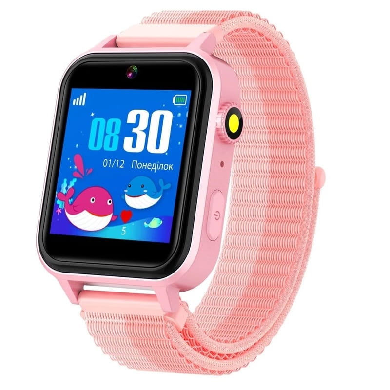 Дитячий смарт-годинник AmiGo GO10S Pro WiFi Pink