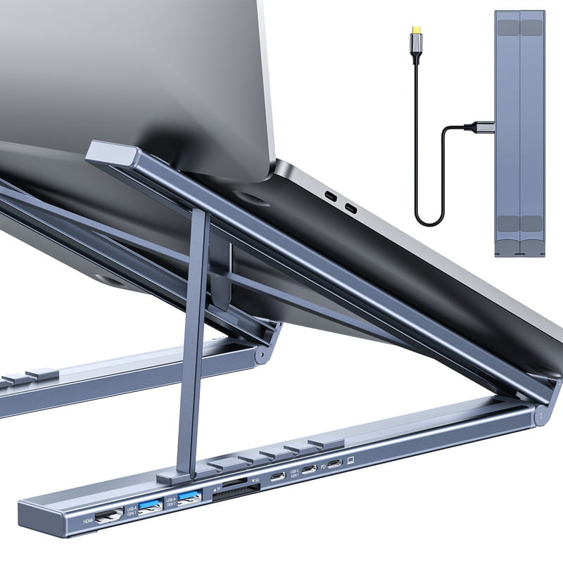 USB-хаб Choetech HUB-M48-GY USB Type-C 7-в-1