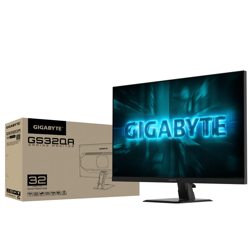 Монітор Gigabyte 31.5" GS32QA IPS Black 180Hz
