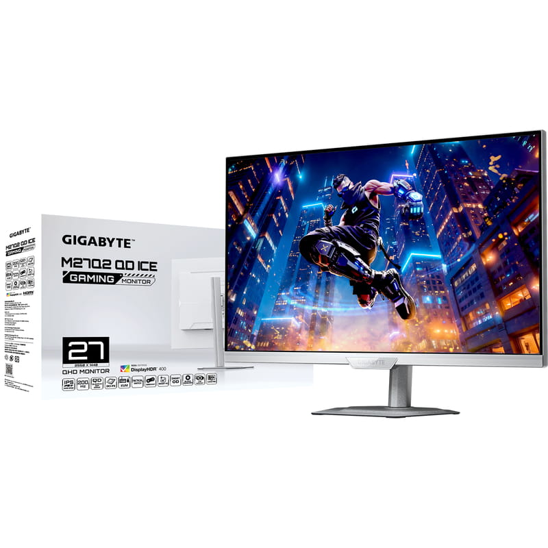 Монитор Gigabyte 27" M27Q2 QD Ice IPS White 200Hz