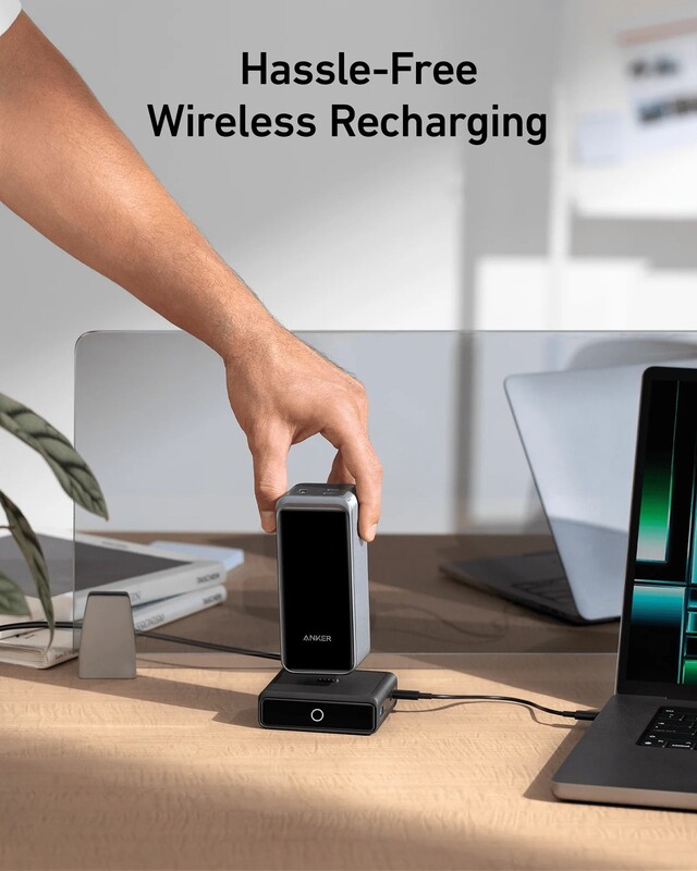 Сетевое зарядное устройство Anker Prime 100W, 2xUSB-C, 1xUSB-A, Pogo pin Black (A1902311)