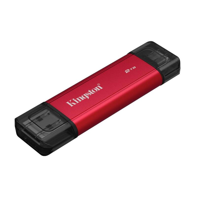 Накопитель внешний SSD 2TB Kingston Dual Portable Red (SPSD/2TB)