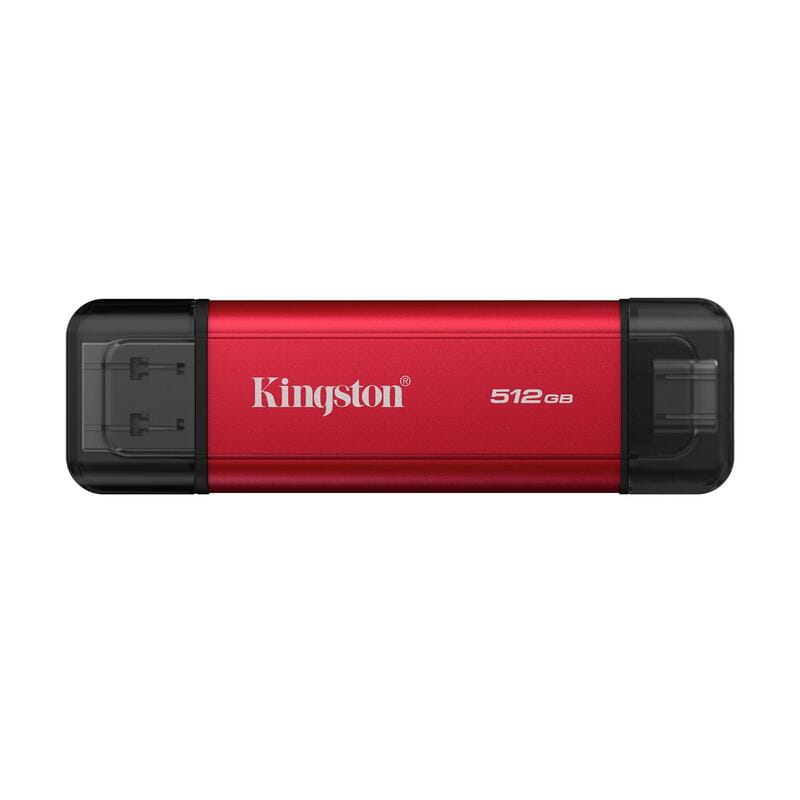 Накопитель внешний SSD 512GB Kingston Dual Portable Red (SPSD/512GB)