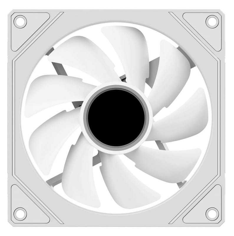 Вентилятор Ocypus Gamma F12 ARGB White (GAMMA-F12-WH1AM00X-GL)