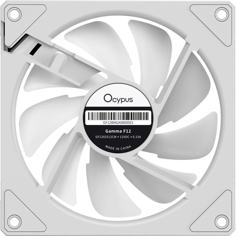 Вентилятор Ocypus Gamma F12 ARGB Reverse Blade White (GAMMA-F12-WH1AM01X-GL)