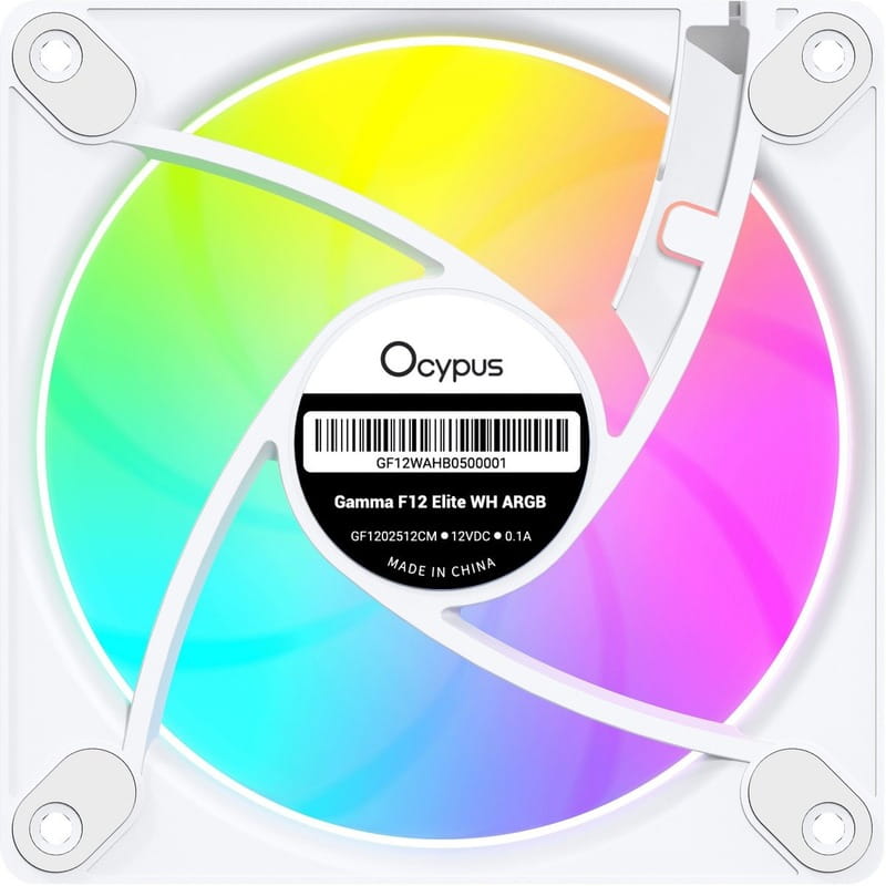 Вентилятор Ocypus Gamma F12 Elite ARGB White - 3 Pack (GAMMA-F12-WH3AM00E-GL)