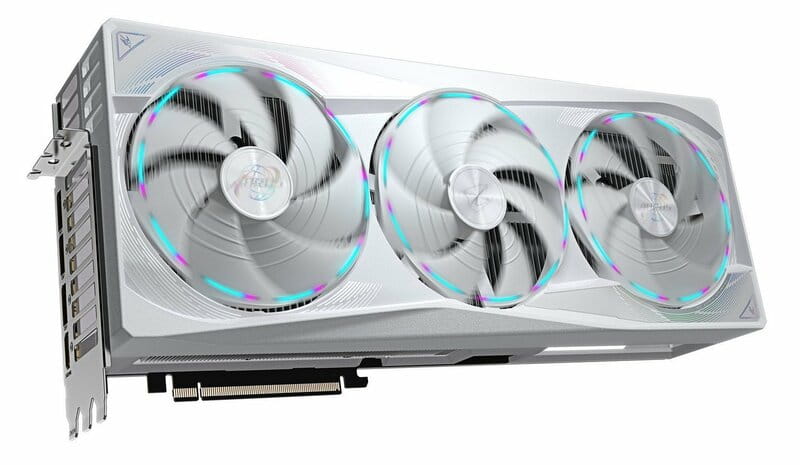 Видеокарта GF RTX 5090 32GB GDDR7 Aorus Stealth Ice Gigabyte (GV-N5090AORUSST ICE-32GD)